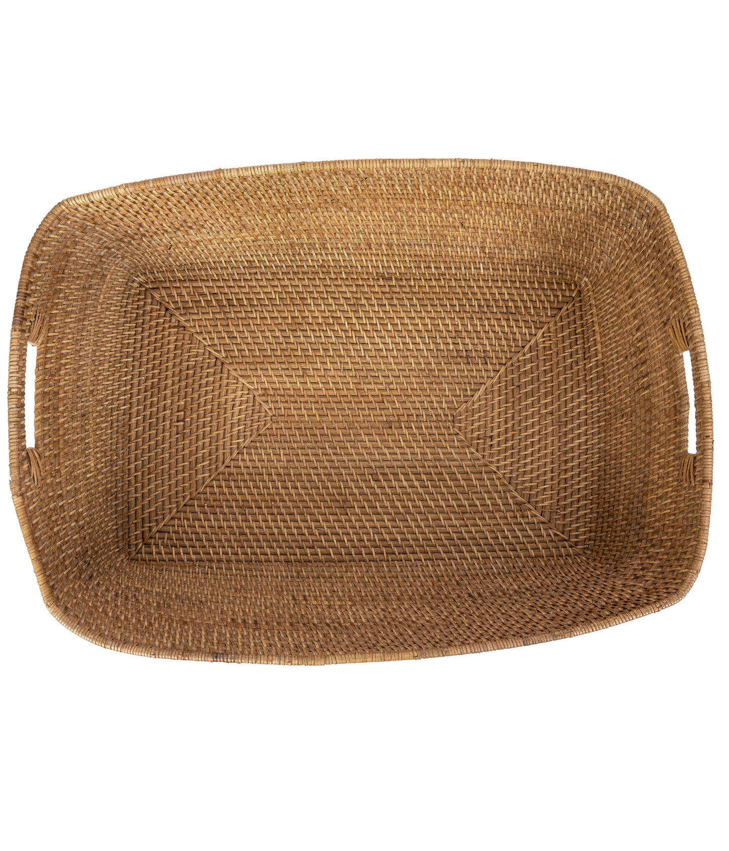 Rectangular Oblong Rattan Storage Basket