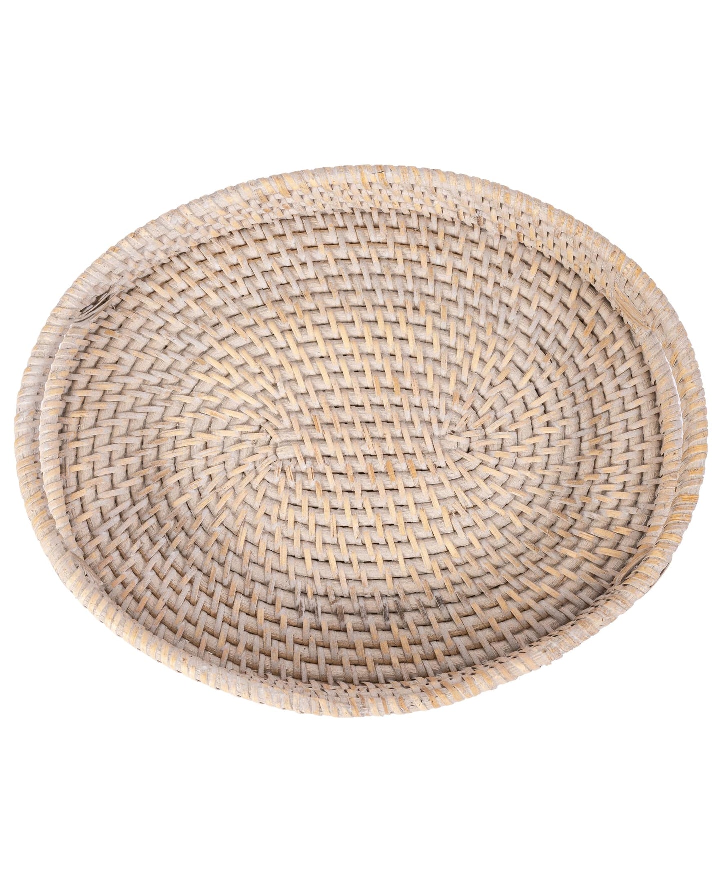 Rattan Oval Vanity Tray