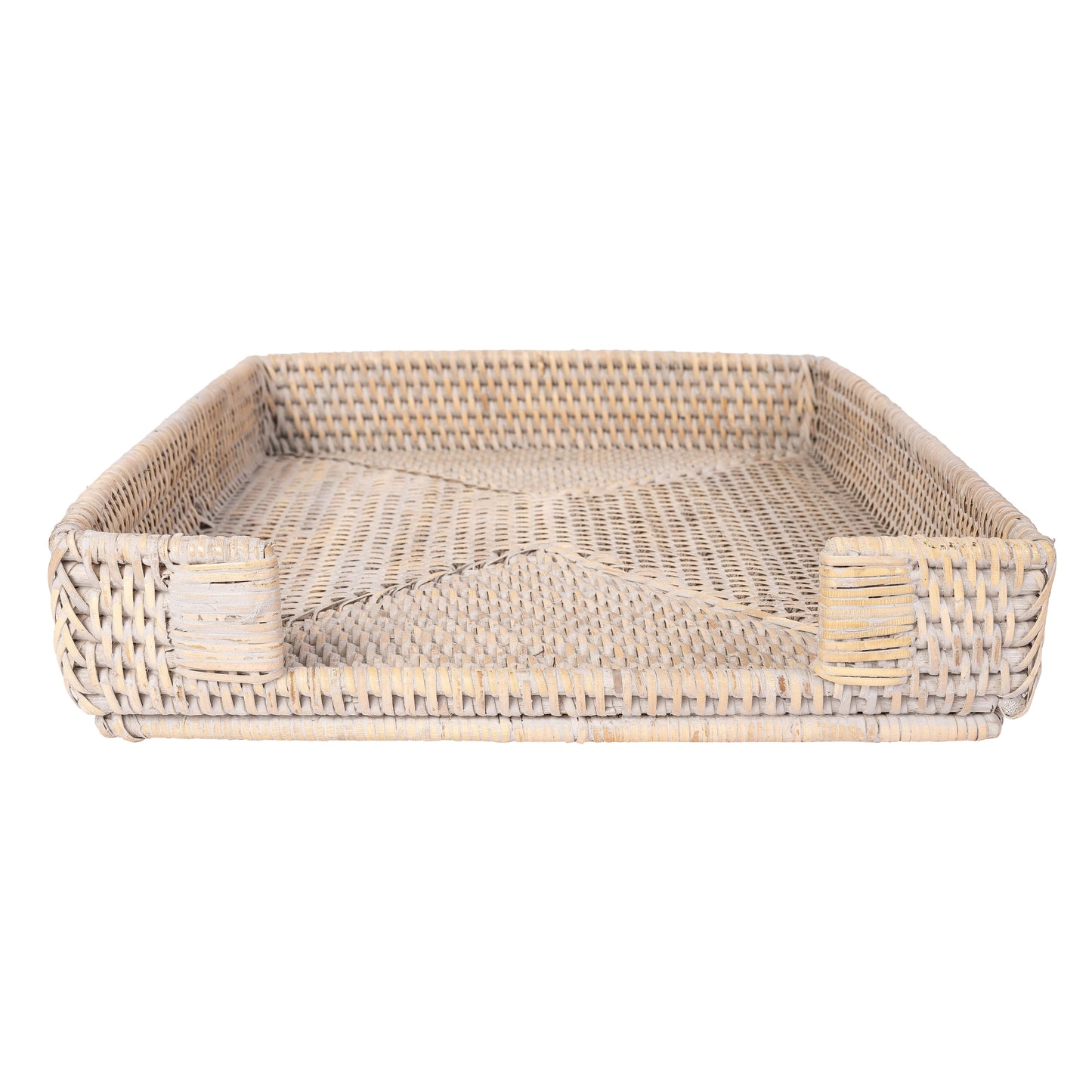 Rattan Paper Tray – Letter Size Office Organizer