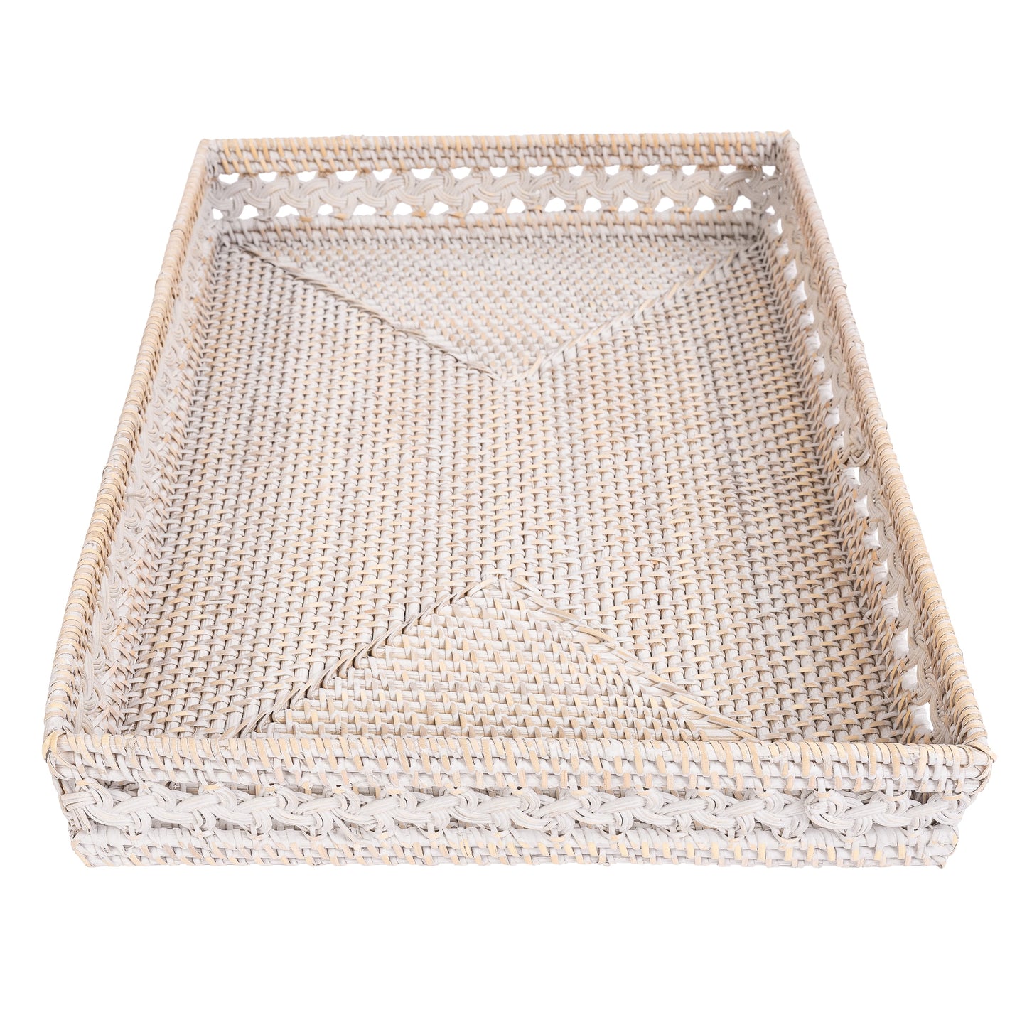 Braided Design Rectangular Tray