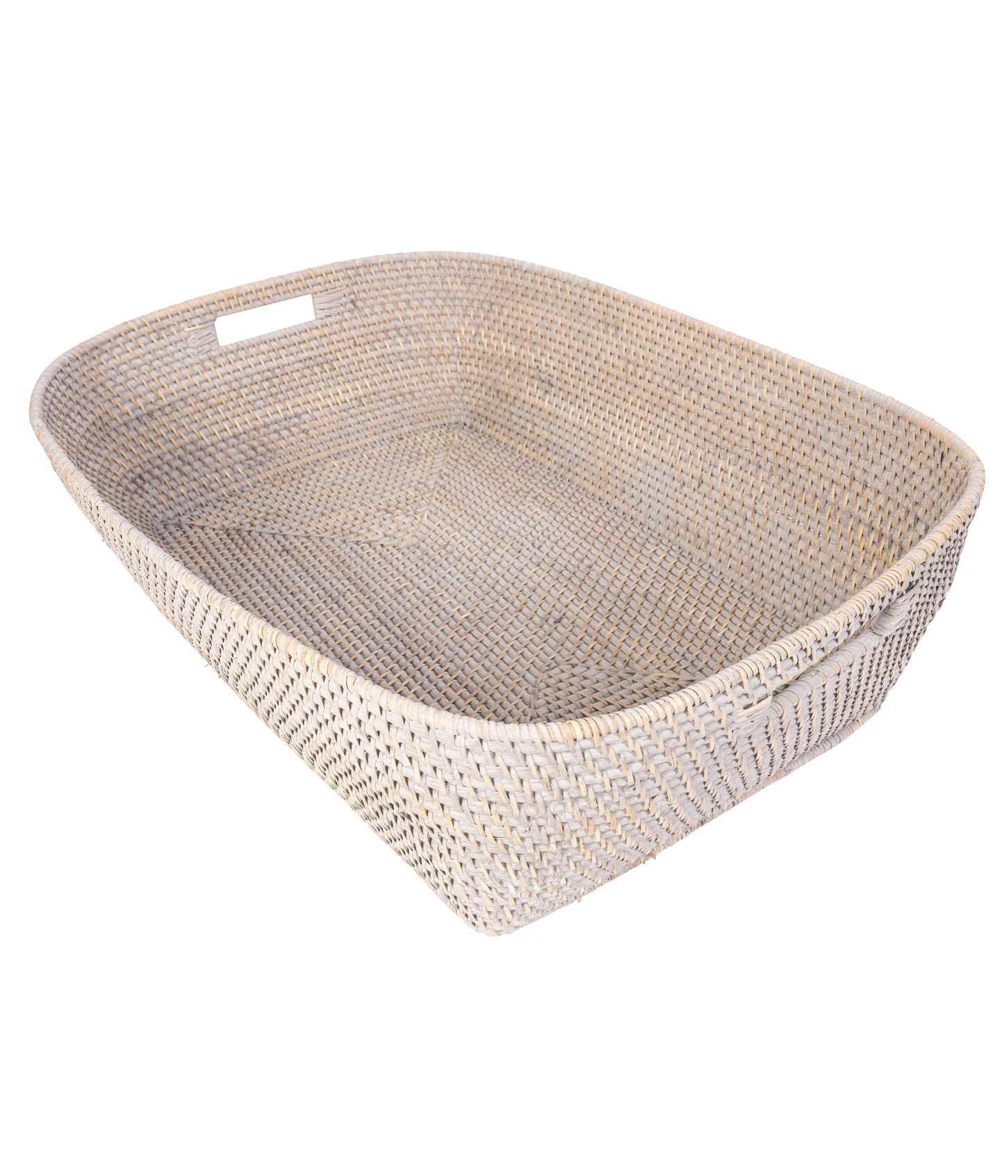 Rectangular Oblong Rattan Storage Basket
