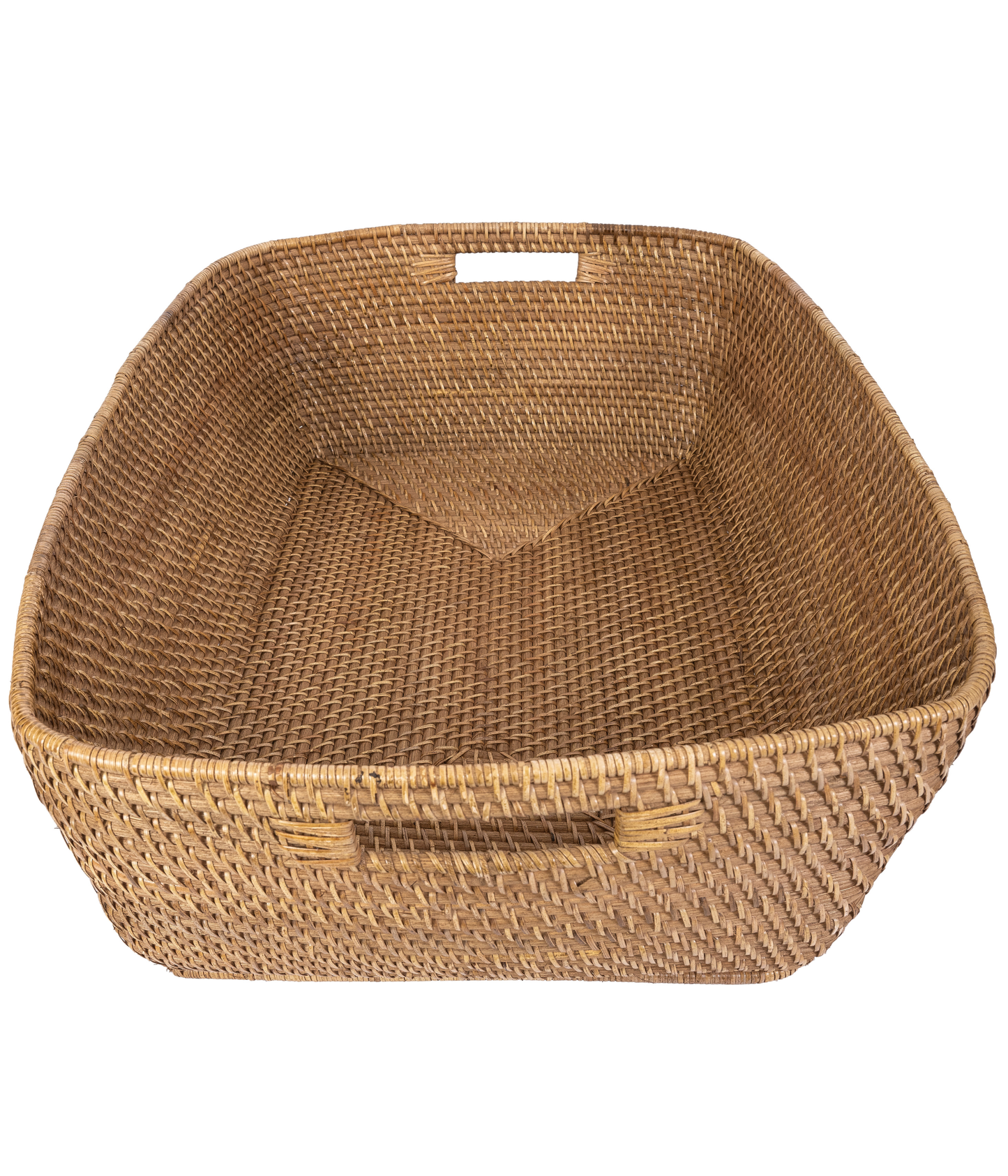Rectangular Oblong Rattan Storage Basket
