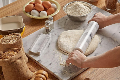 Marble Rolling Pin with Aluminum Handles