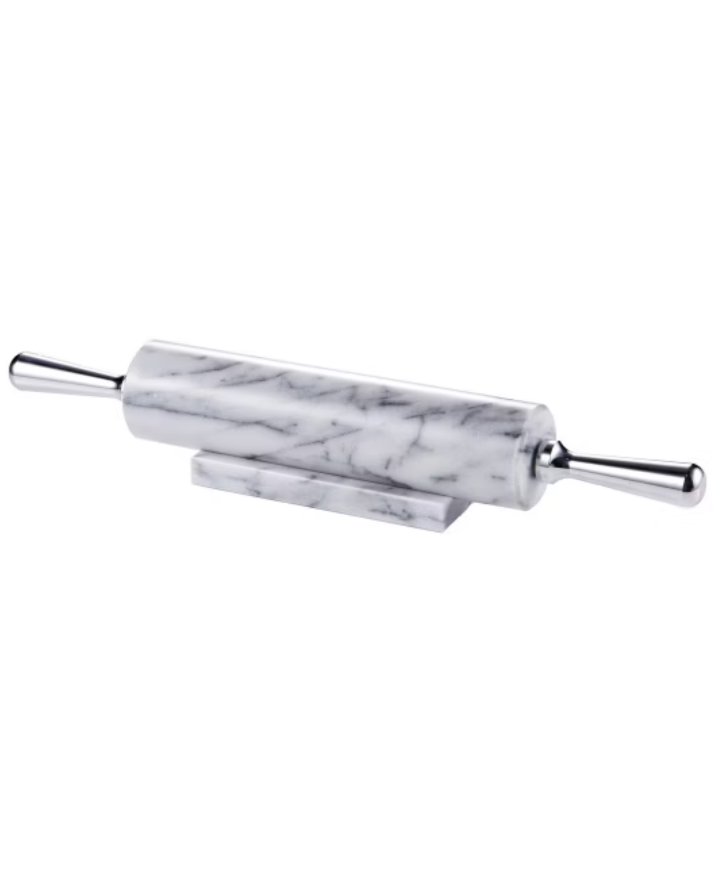 Marble Rolling Pin with Aluminum Handles