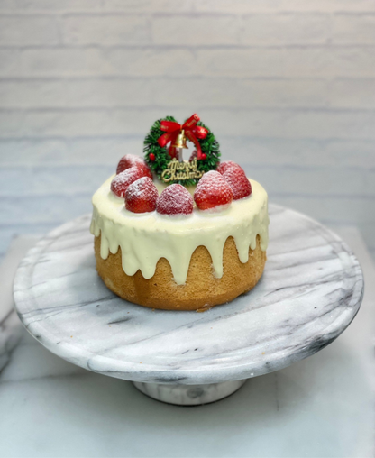 Round Marble Turntable - Tall Lazy Susan