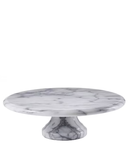 Round Marble Turntable - Tall Lazy Susan