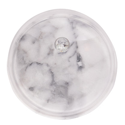 Marble Serving Plate with Acrylic Dome – Dessert Stand