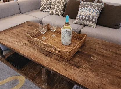 Marble Cylinder Wine Cooler