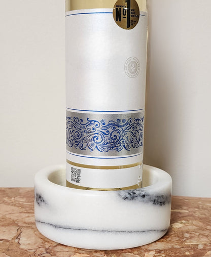 Marble Wine Bottle Coaster – Table Protector