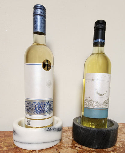 Marble Wine Bottle Coaster – Table Protector