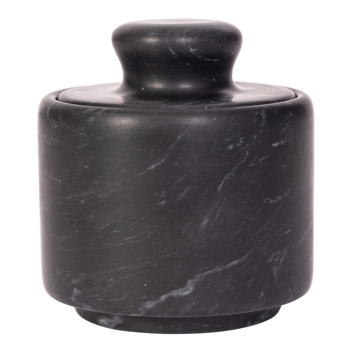 Marble Salt Cellar with Lid – Kitchen Storage
