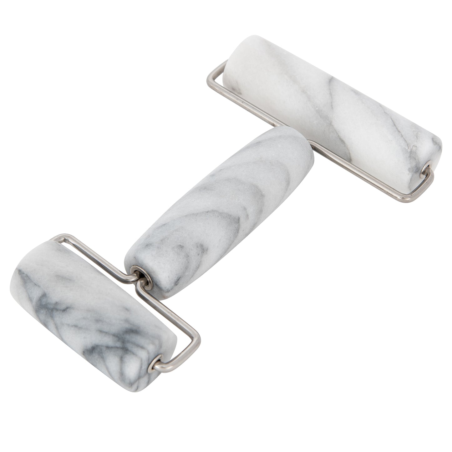 Marble Double Pastry Roller – Dual Handle