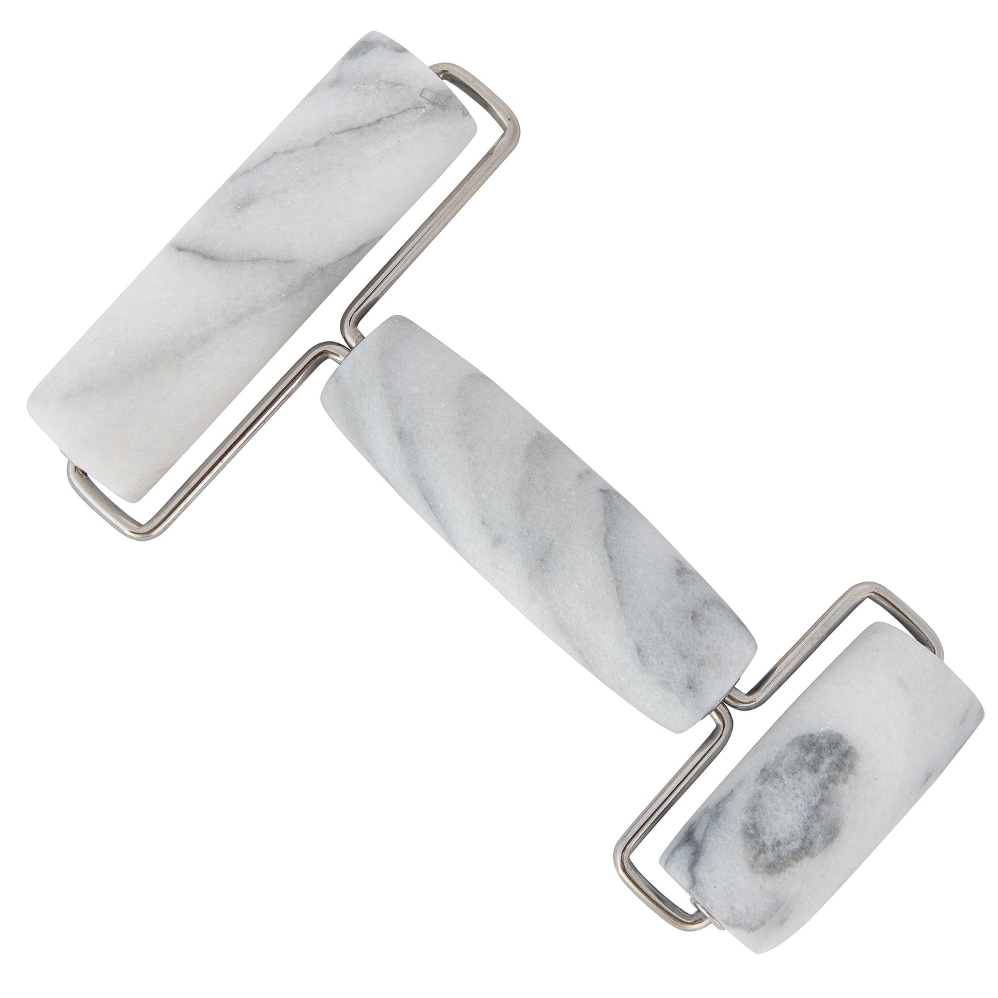 Marble Double Pastry Roller – Dual Handle