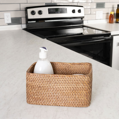 Petite Rattan Storage Basket