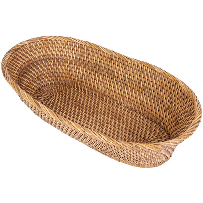Rattan Oval Bread Basket