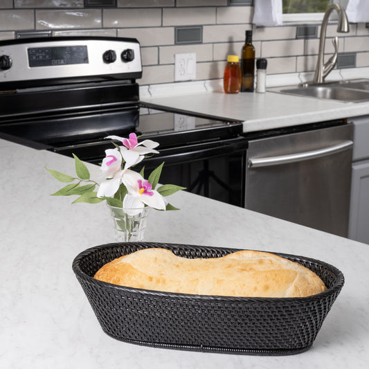 Rattan Oval Bread Basket