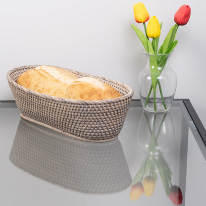 Rattan Oval Bread Basket