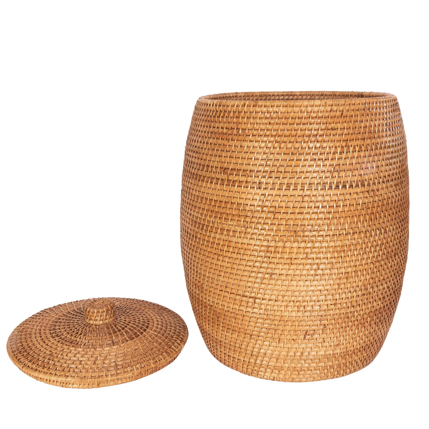 Rattan Beehive Laundry Hamper