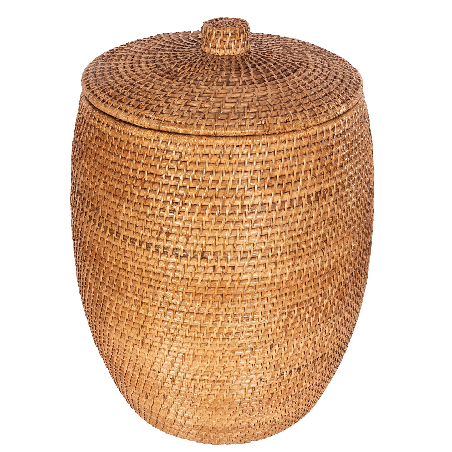 Rattan Beehive Laundry Hamper