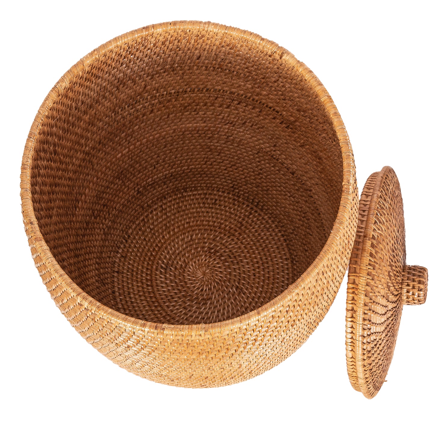 Rattan Beehive Laundry Hamper