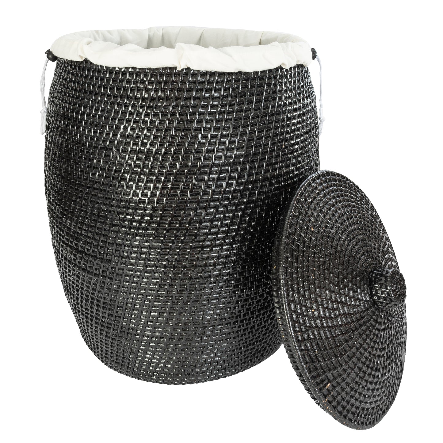 Rattan Beehive Laundry Hamper