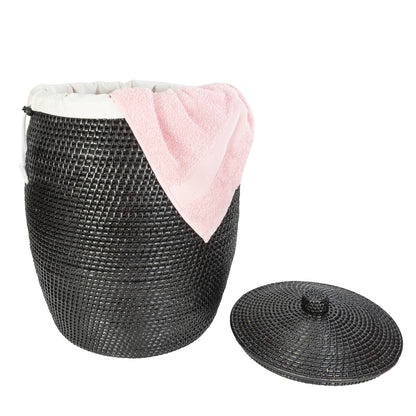 Rattan Beehive Laundry Hamper