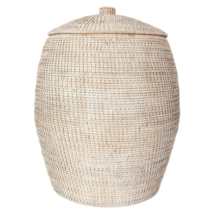 Rattan Beehive Laundry Hamper