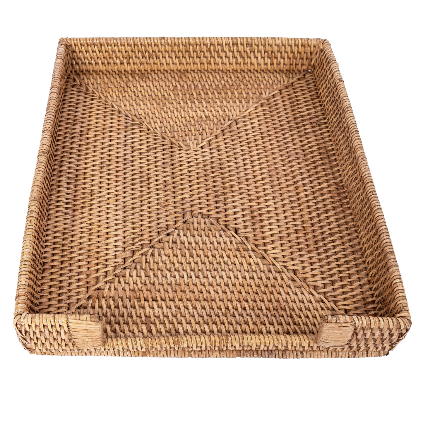 Rattan Paper Tray – Letter Size Office Organizer
