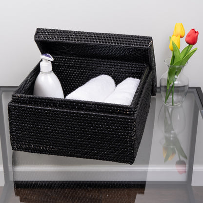 Rattan Storage Box with Lid – Flat Legal File