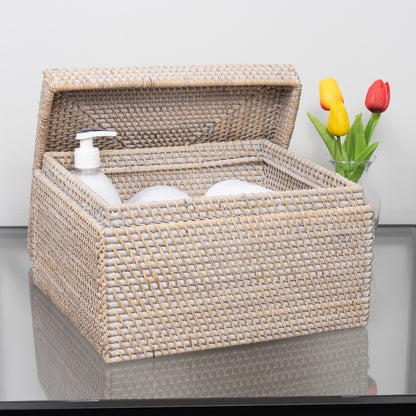 Rattan Storage Box with Lid – Flat Legal File