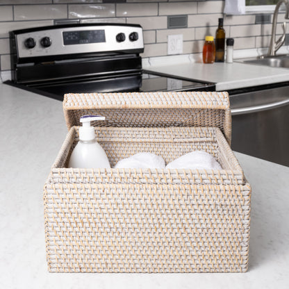 Rattan Storage Box with Lid – Flat Legal File