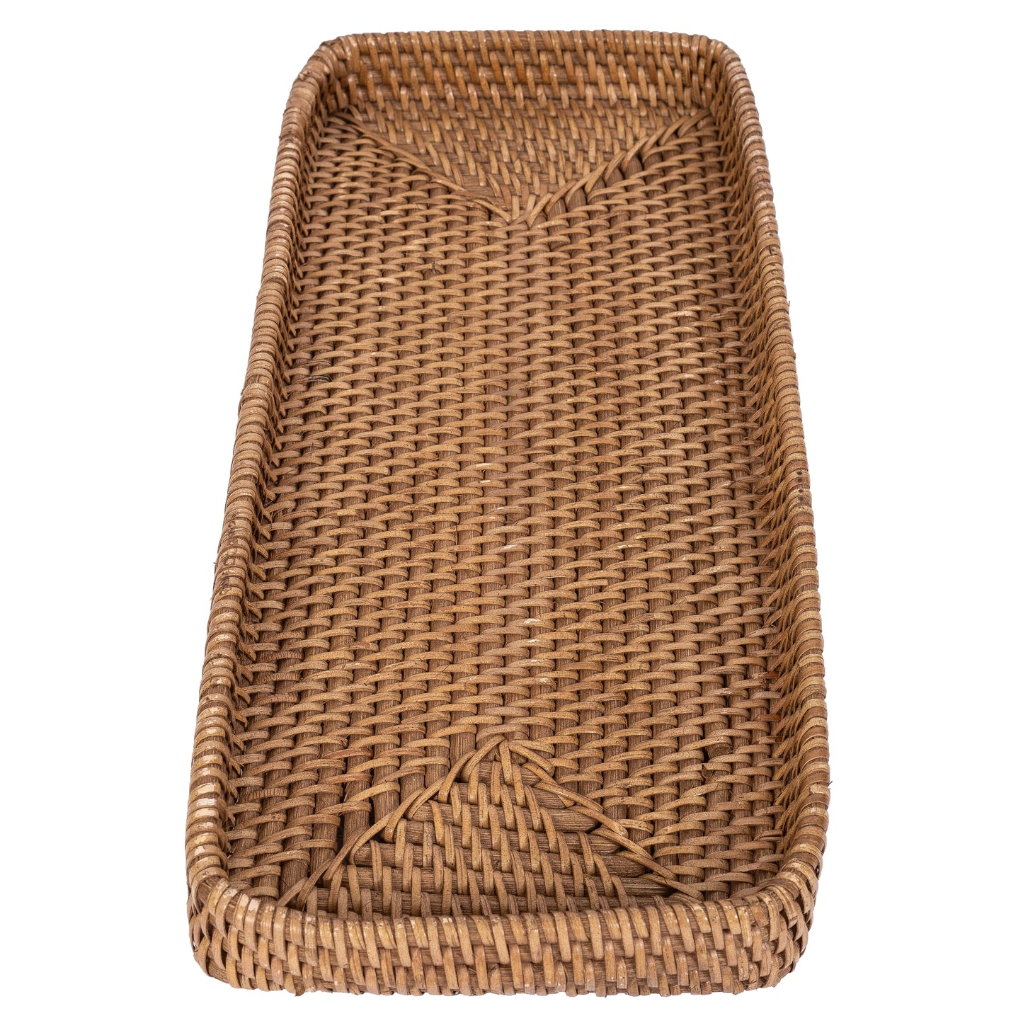 Rattan Rectangular Vanity Tray