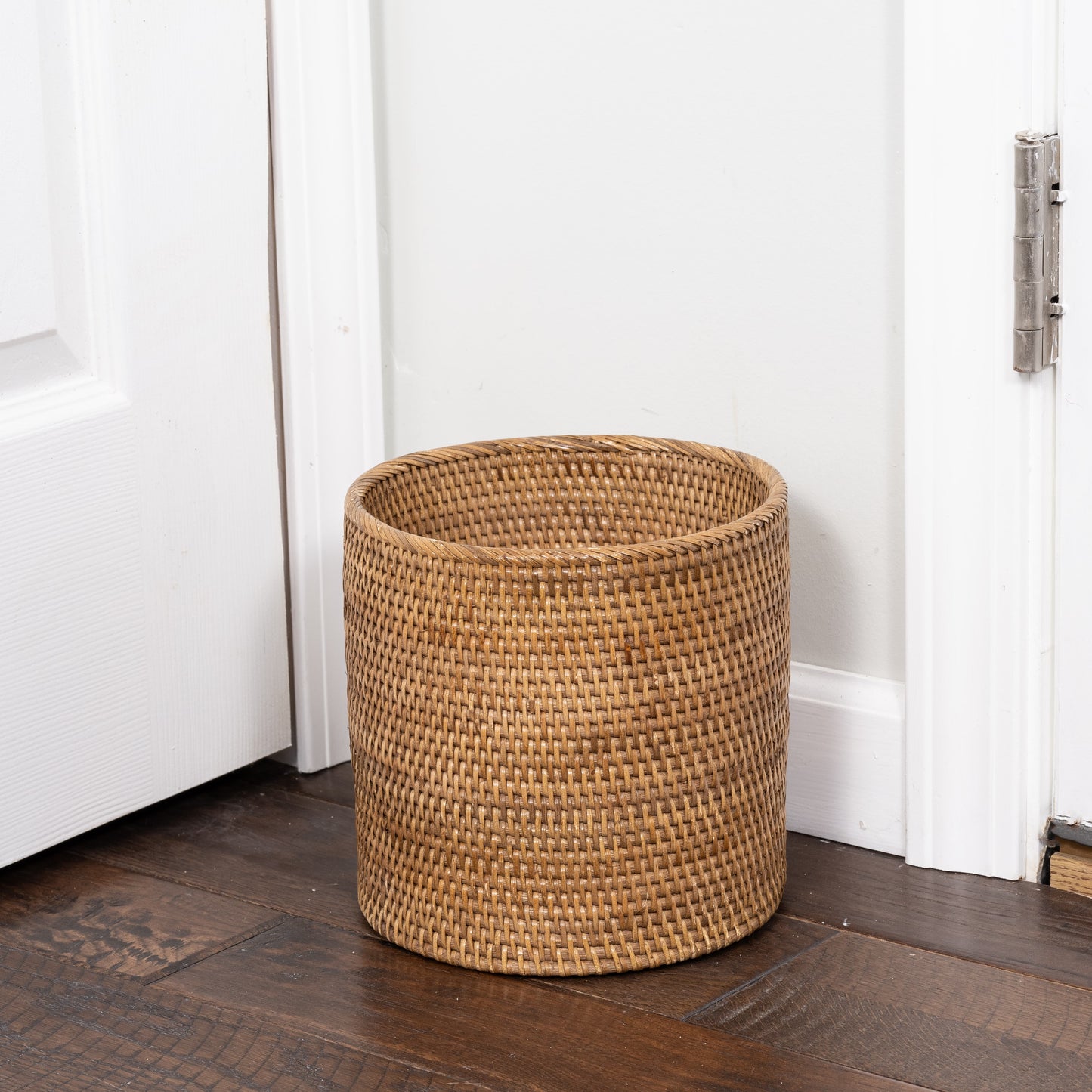 Rattan Small Round Waste Basket
