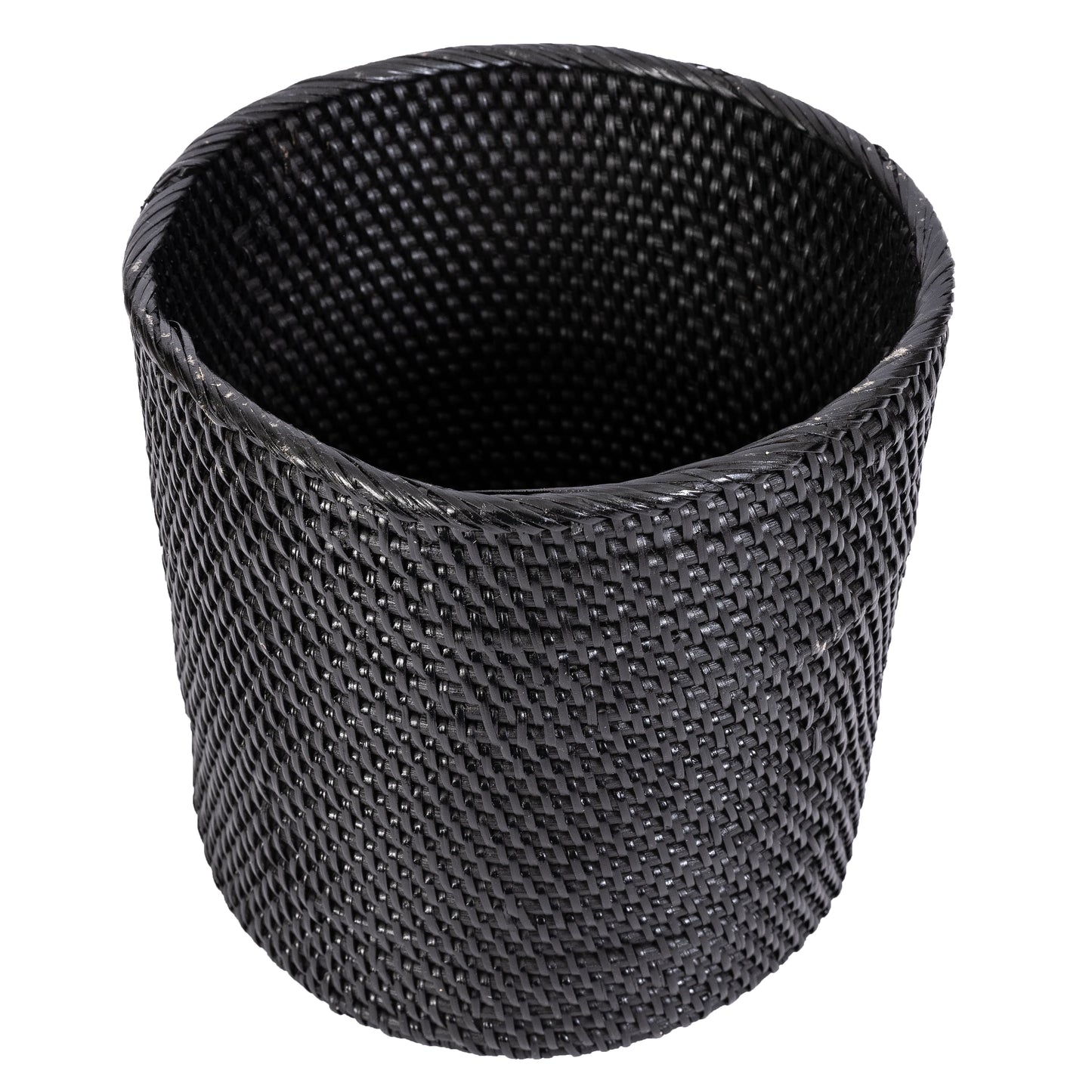 Rattan Small Round Waste Basket