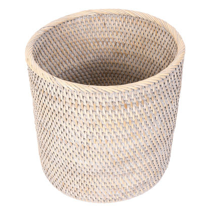 Rattan Small Round Waste Basket