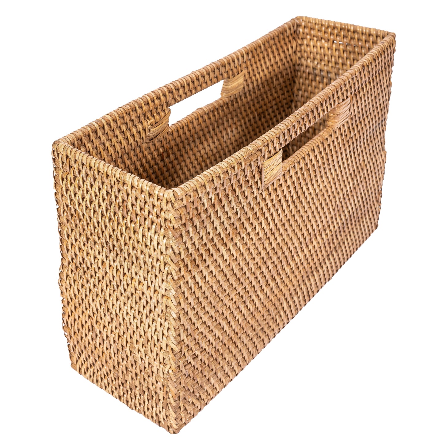 Rattan Rectangular Magazine Holder