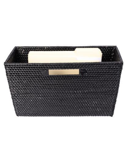 Rattan Rectangular Magazine Holder