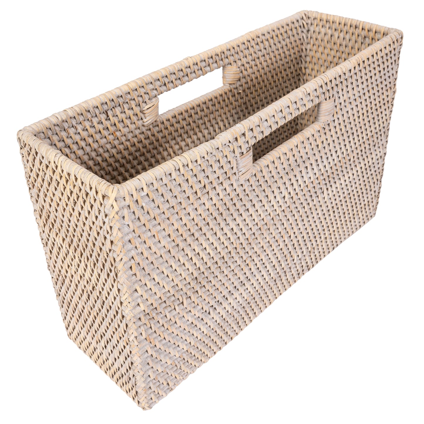 Rattan Rectangular Magazine Holder