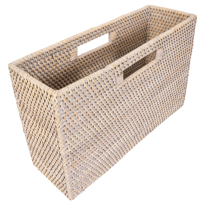Rattan Rectangular Magazine Holder