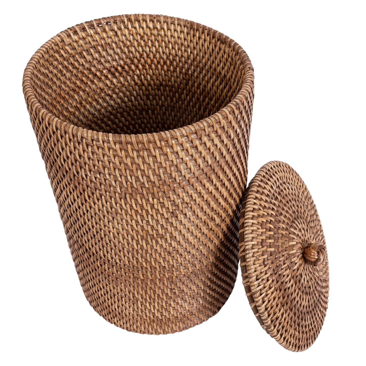Rattan Double Toilet Roll Holder