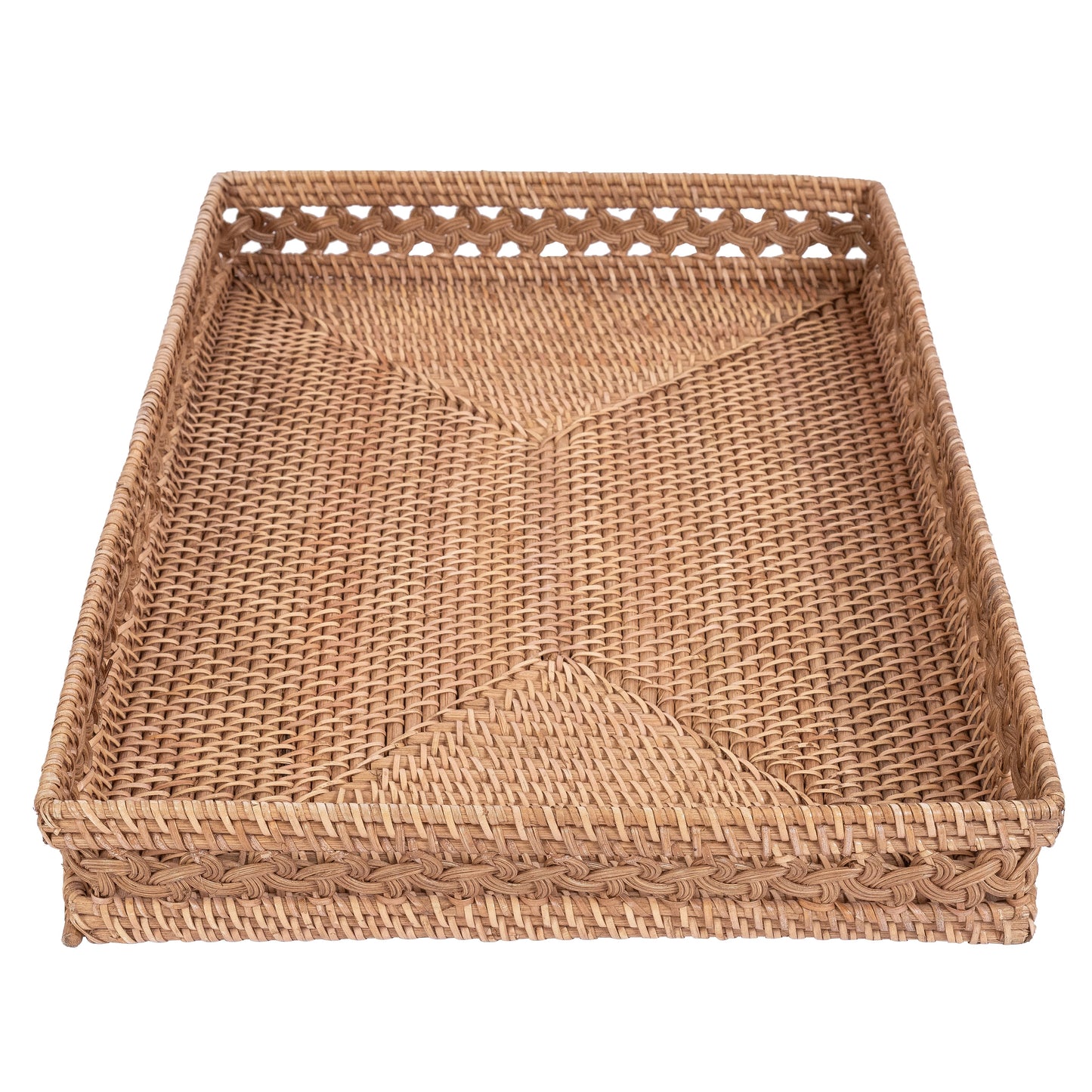 Braided Design Rectangular Tray