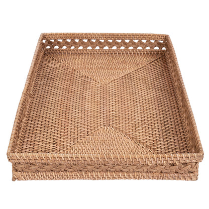 Braided Design Rectangular Tray