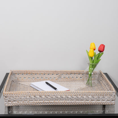 Braided Design Rectangular Tray