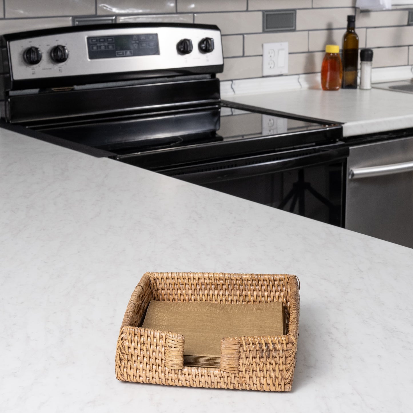 Luncheon Napkin Holder with Cutout – Tabletop Organizer