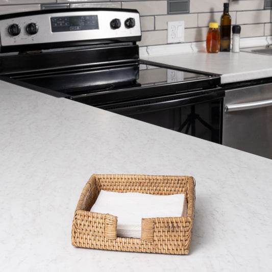 Luncheon Napkin Holder with Cutout – Tabletop Organizer