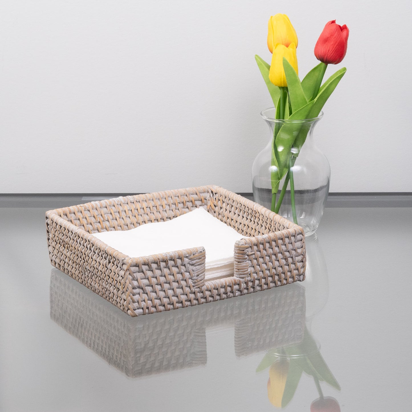 Luncheon Napkin Holder with Cutout – Tabletop Organizer