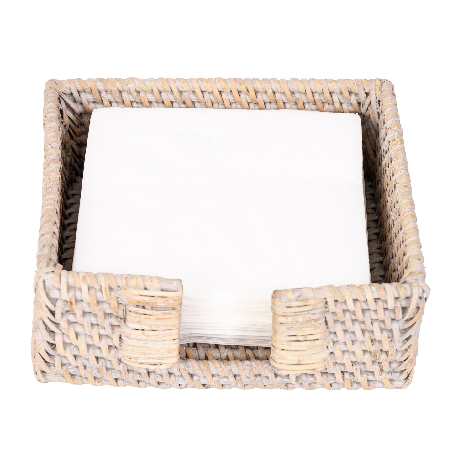 Cocktail Napkin Holder with Cutout – Tabletop Organizer