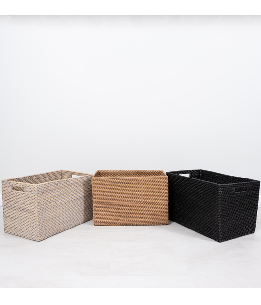 Rattan Storage Box – Legal File Size